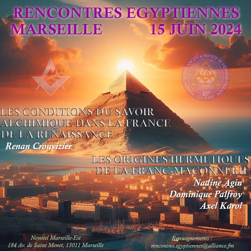 Affiche : Rencontres égyptiennes de Marseille